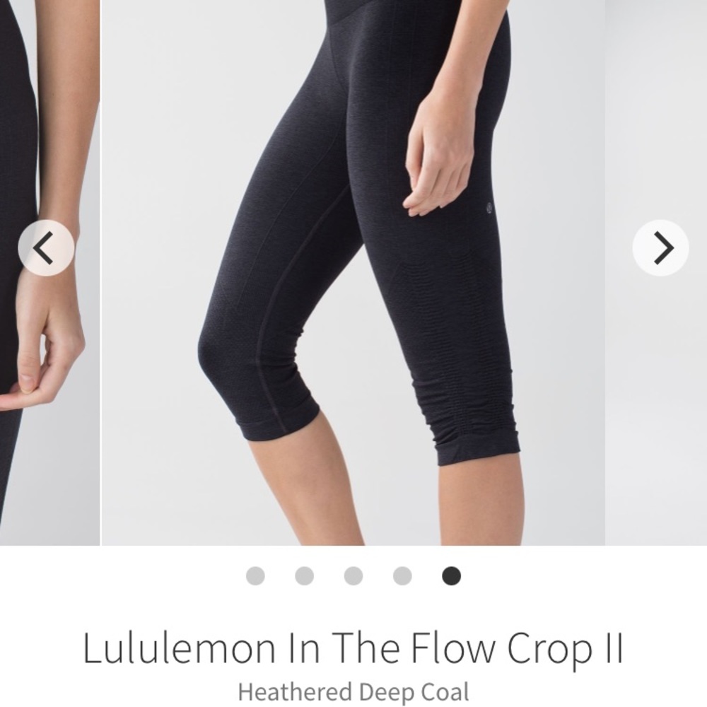 Lululemon In The Flow cropped leggings